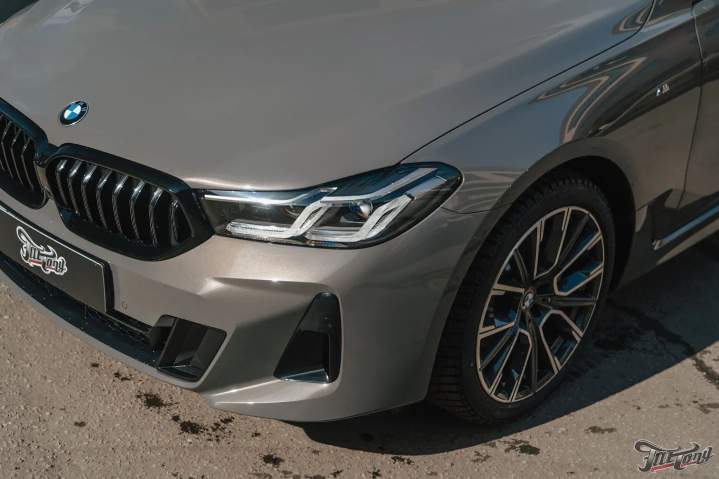 Оклейка зон риска BMW 6 GT полиуретаном